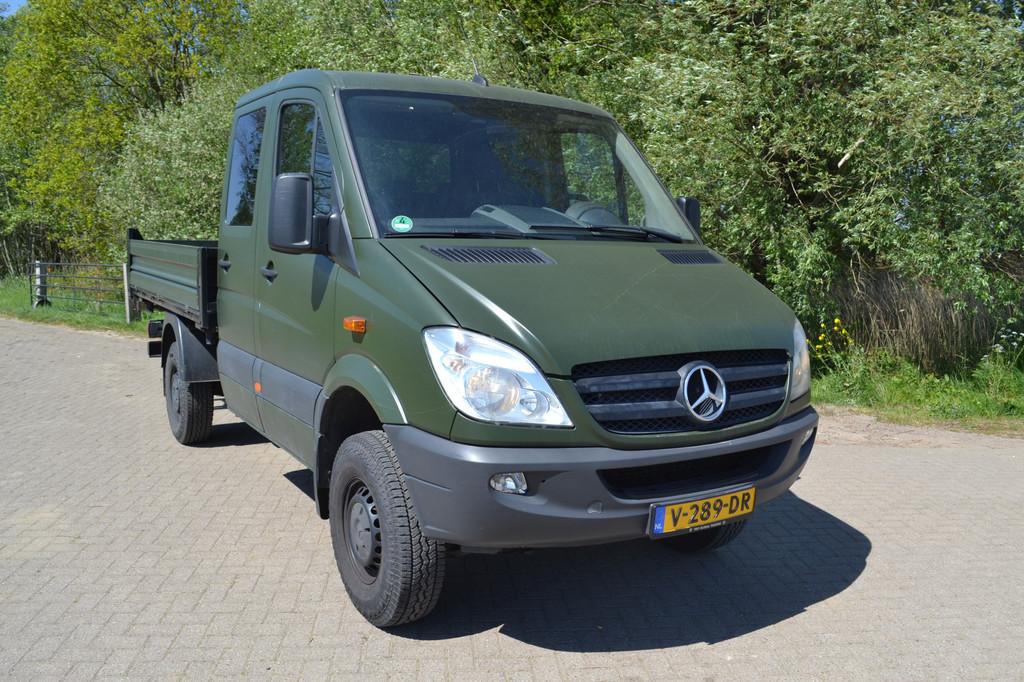 Mercedes-Benz Sprinter 4X4 319 3.0 CDI 366 DC 3 zijdige kipp, Auto's, Bestelauto's, Automaat, Euro 5, Stof, 190 pk