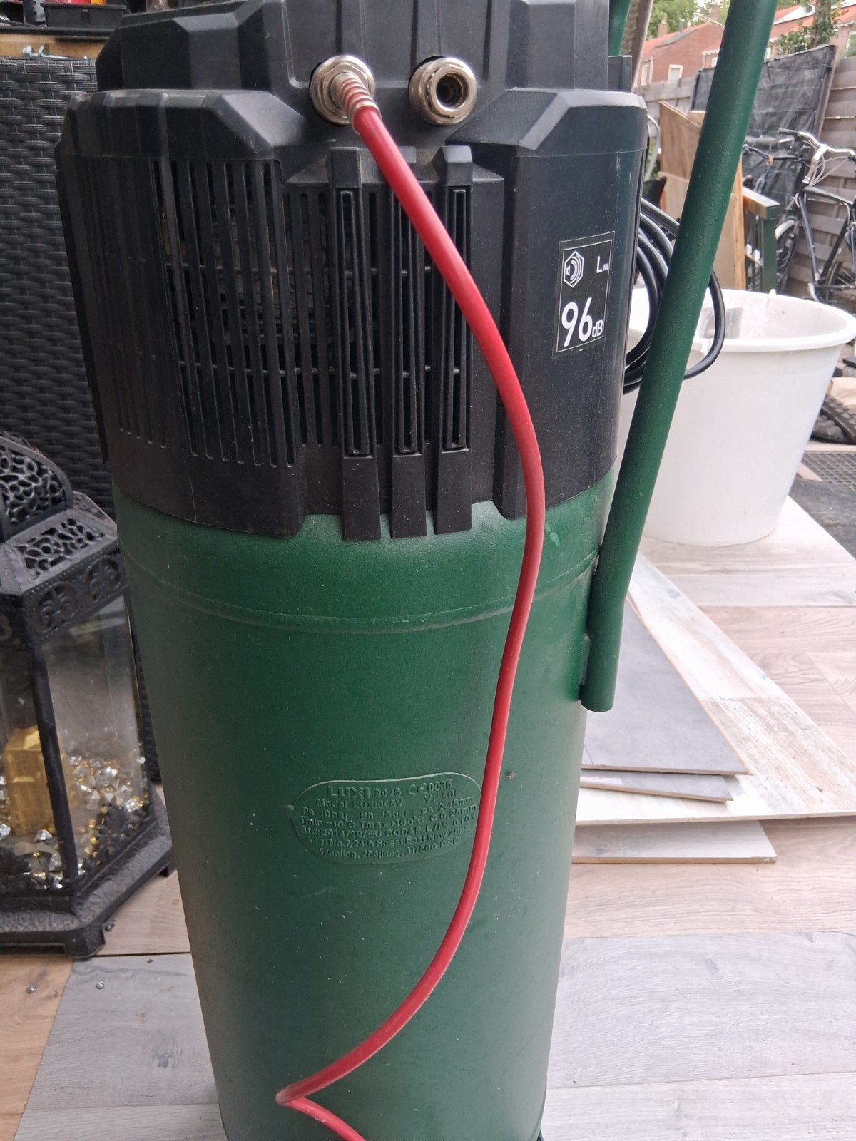 Parkside PVKO 50 C3 Verticale Compressor 50L, Doe-het-zelf en Verbouw, Compressors, 25 tot 100 liter, Ophalen, 200 tot 400 liter/min