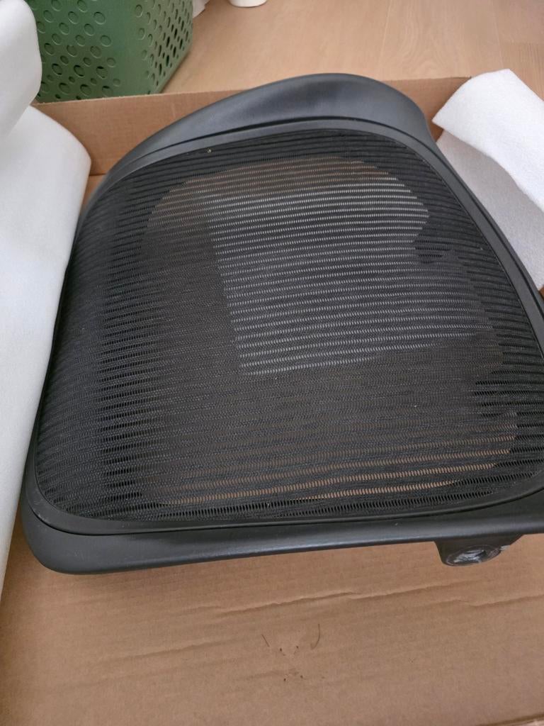 Herman Miller Aeron Classic Zitting (Maat C), Ophalen of Verzenden, Zwart