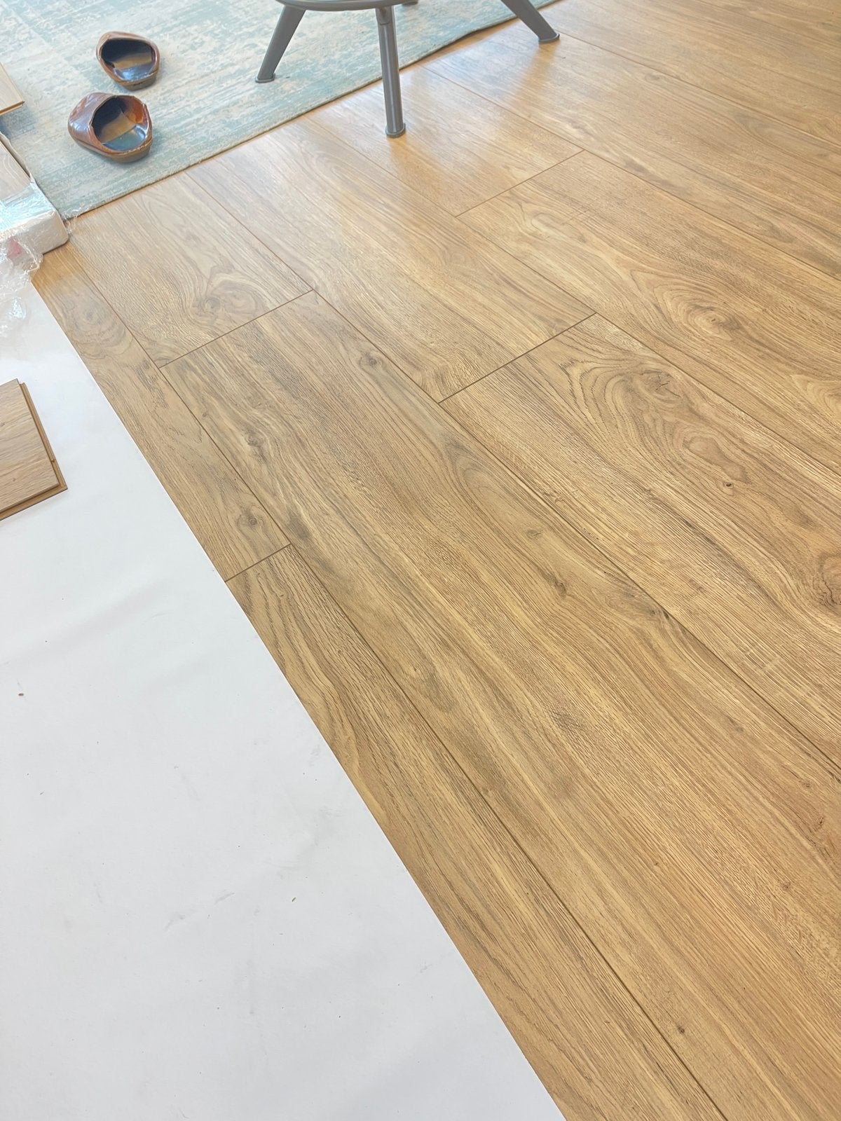 AGT Toskana Large laminaat vloer V groef rondom ruim 30m2, Ophalen, 50 tot 150 cm, Zo goed als nieuw, 10 m² of meer