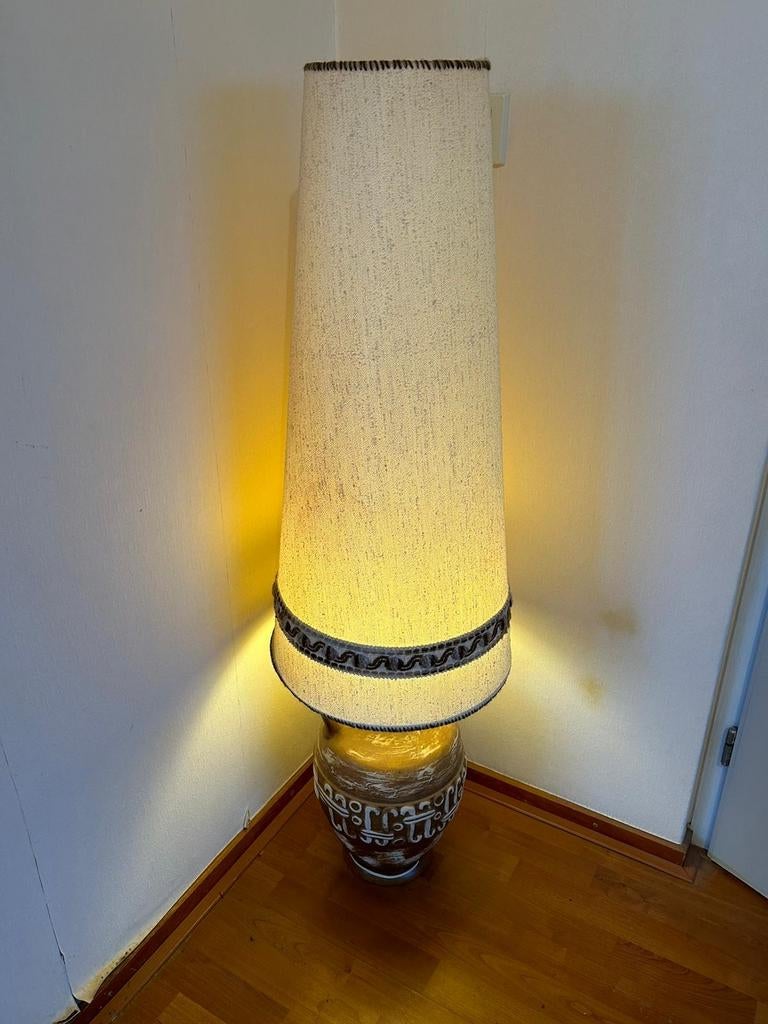 antiek lamp vintage vloerlamp, Antiek en Kunst, Ophalen