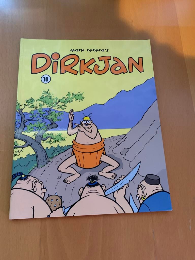 DirkJan 10 - Mark Retera's stripboek, Eén stripboek, Ophalen of Verzenden, Zo goed als nieuw