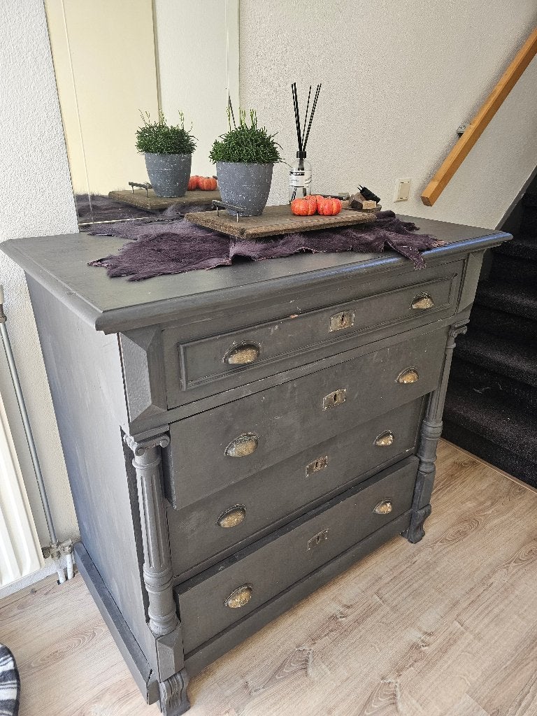 Oude ladenkast - Opknapper met veel bergruimte, Ophalen, Gebruikt, 100 tot 150 cm, 100 tot 150 cm