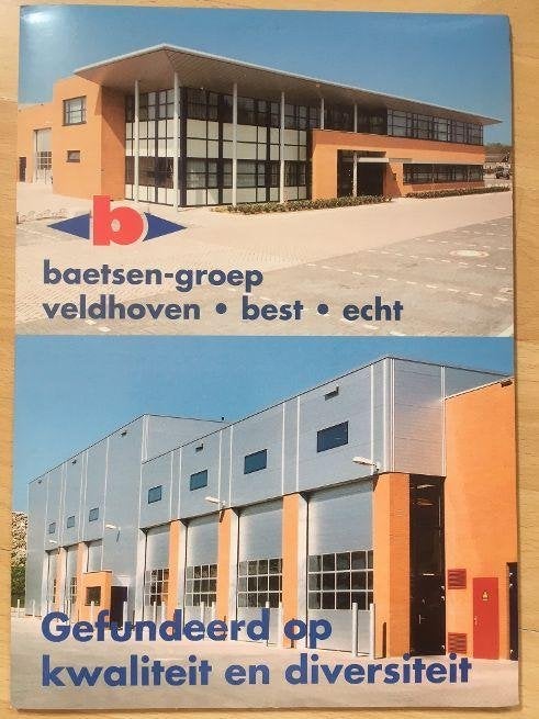 folder van Baetsen uit veldhoven, Ophalen of Verzenden, Zo goed als nieuw, Overige merken