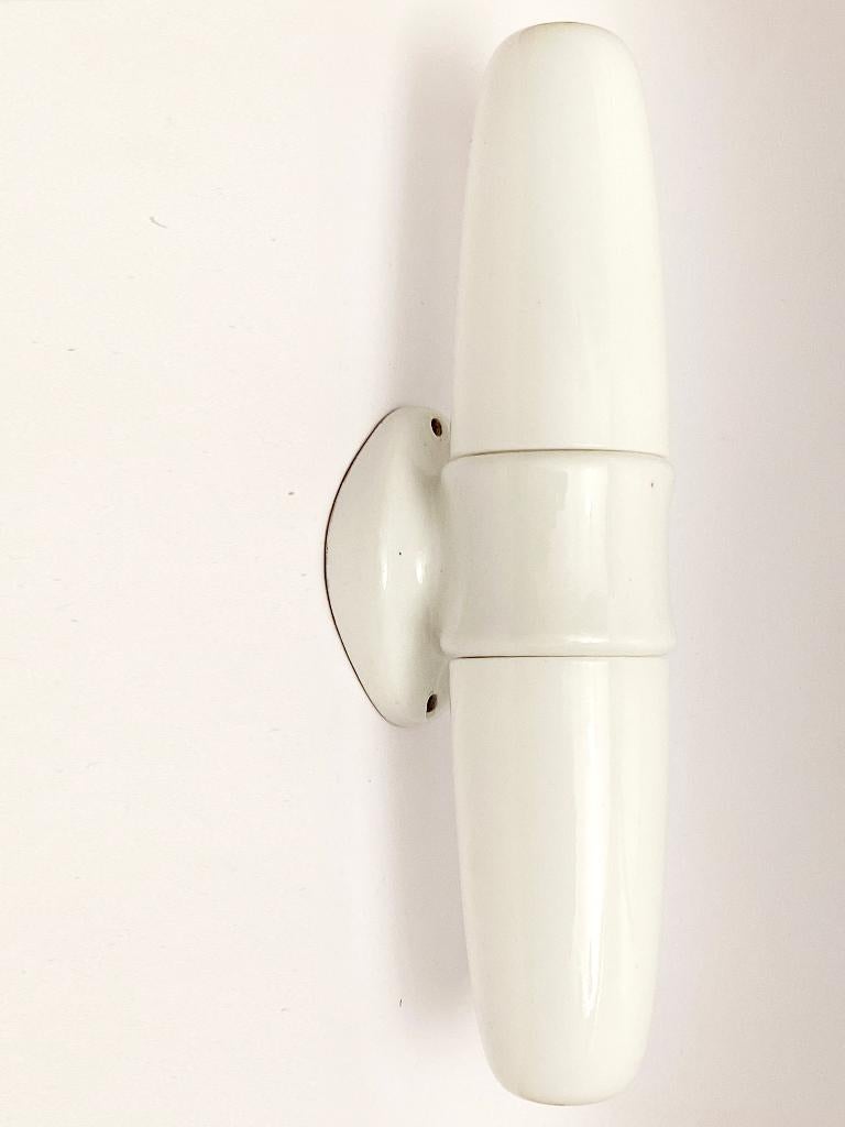 Mid-Century 50s wandlampen Bauhaus/Wilhelm Wagenfeld stijl, Ophalen, Gebruikt, Glas, Bauhaus