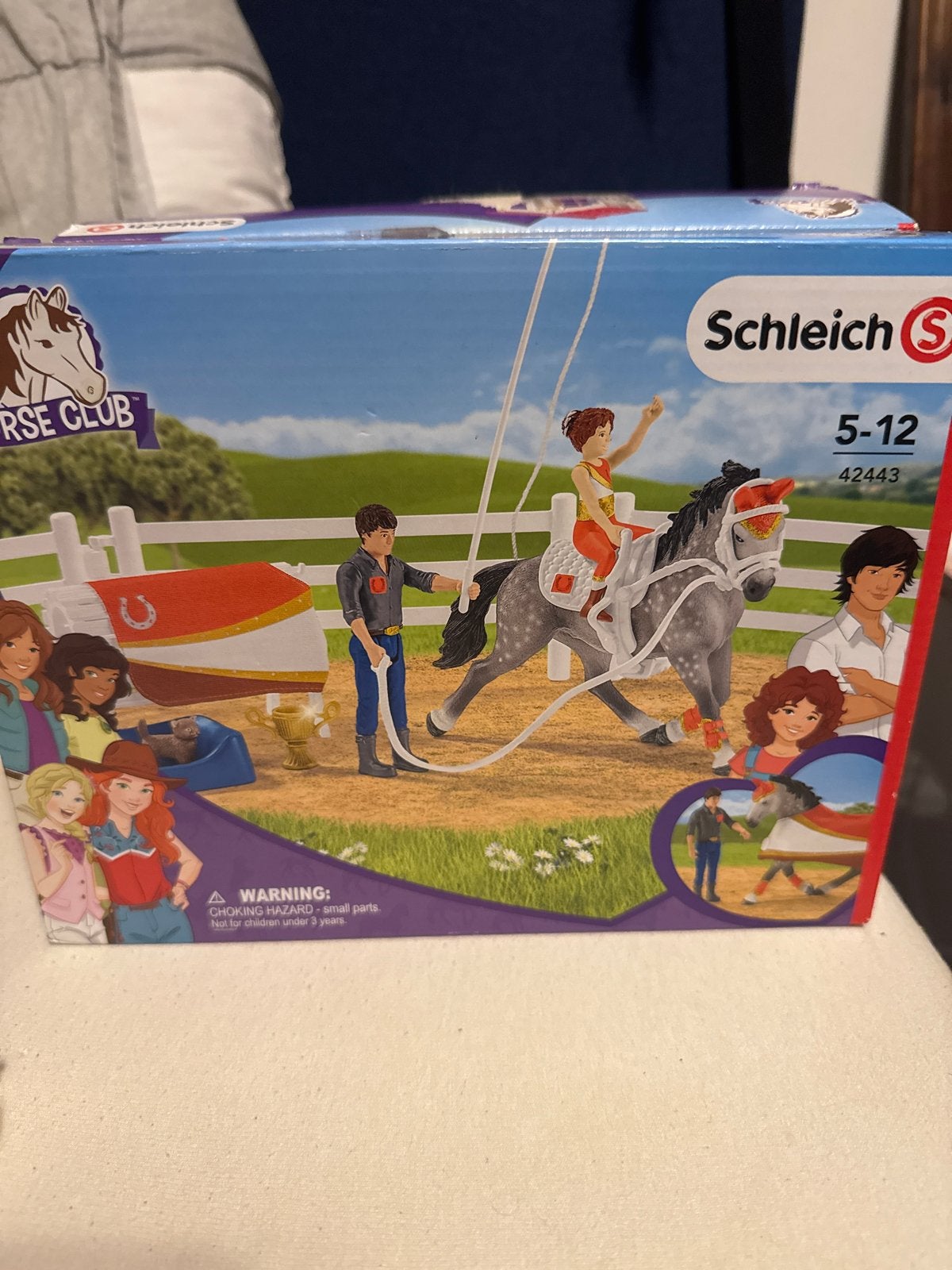 Schleich Horse Club Voltigeer set (42443), Ophalen of Verzenden, Zo goed als nieuw, Jongen of Meisje