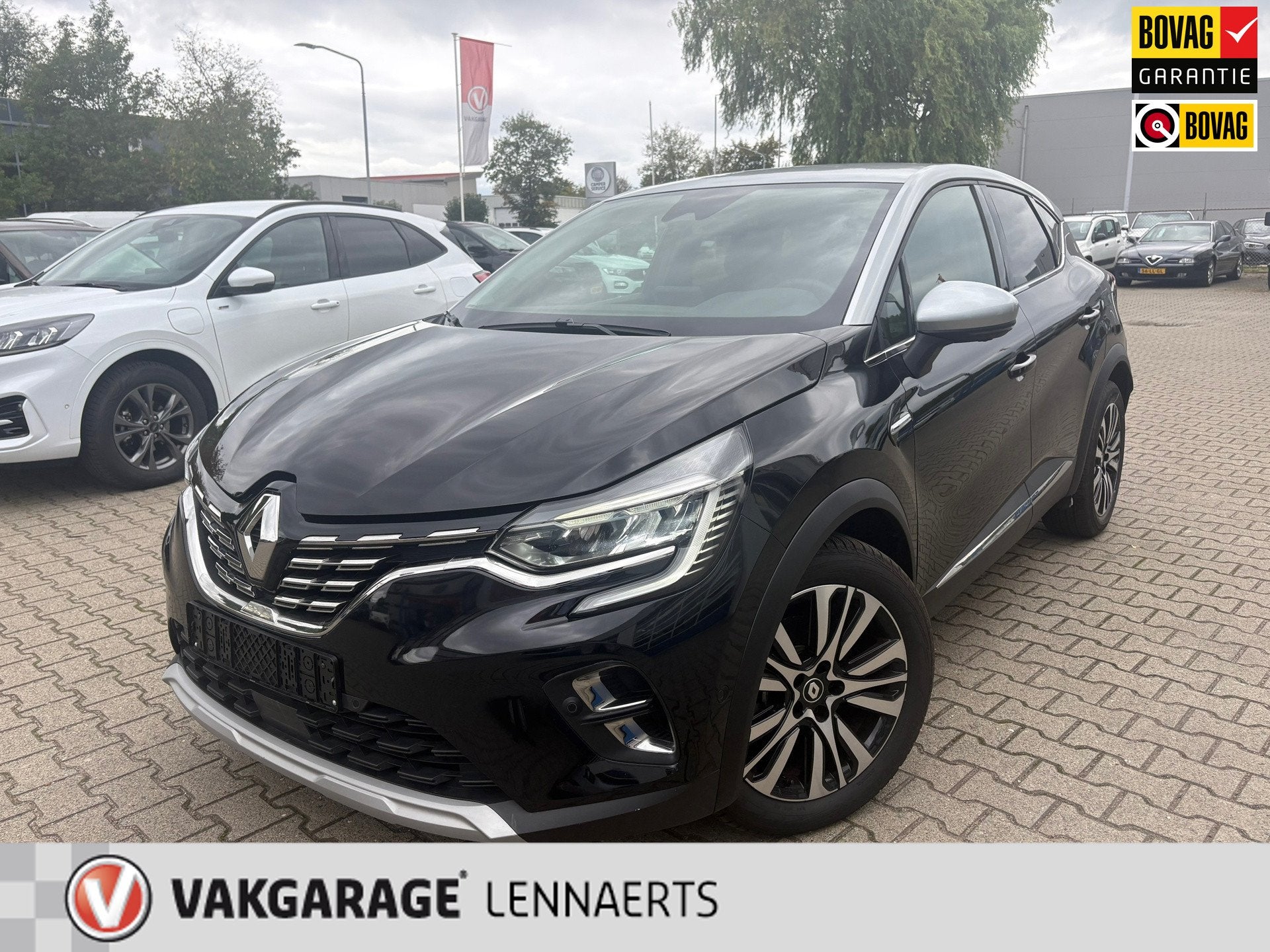 Renault Captur 1.6 E-Tech plug-in hybrid 160 techno (BOVAG/R, Auto's, Automaat, 12 maanden, Gebruikt, Zwart