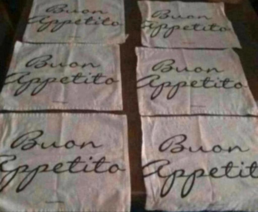Riviera Maison  Buon appetito Placemets, Ophalen of Verzenden, Gebruikt