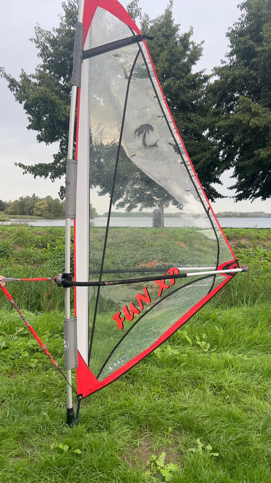 Windsurfset 2.5 M - Windsurfzeil kids, Watersport en Boten, Verzenden, ., ., .