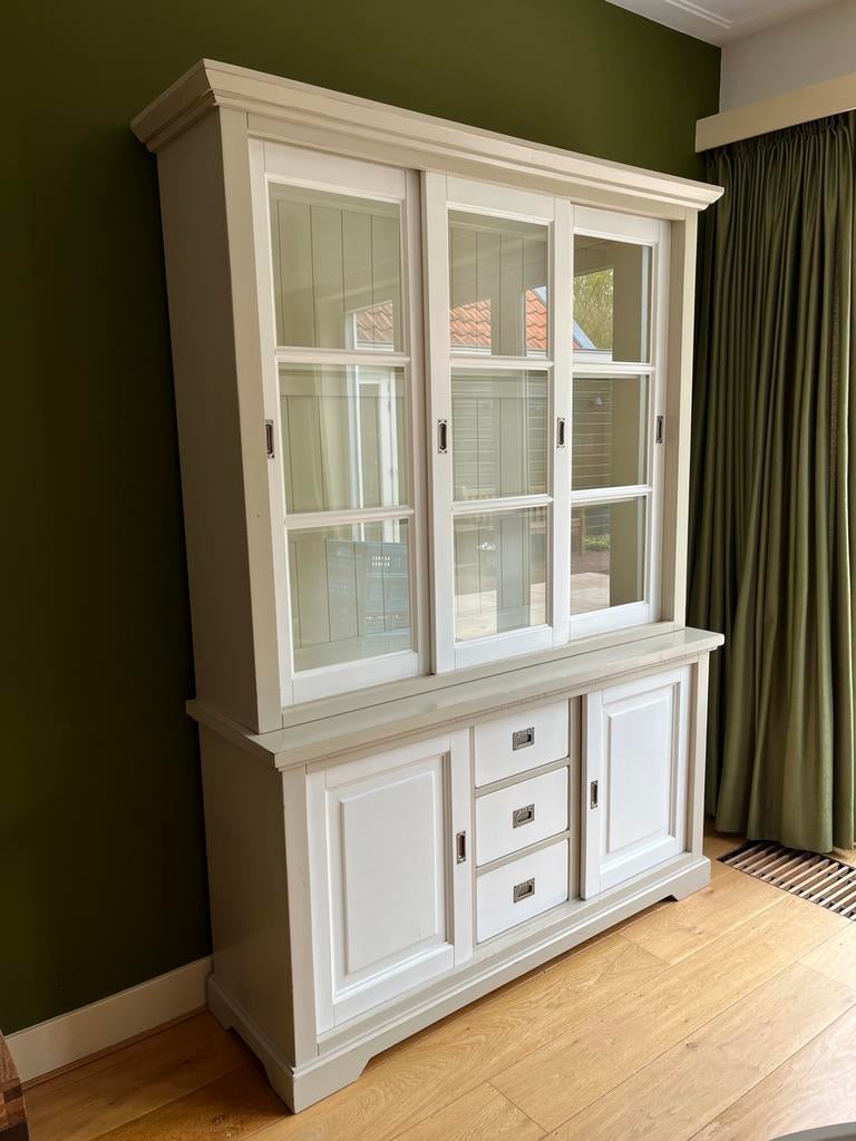 Mooie buffetkast 154x45x208 cm, Huis en Inrichting, Kasten | Buffetkasten, Ophalen, Gebruikt, 200 cm of meer, Brocante, landelijk