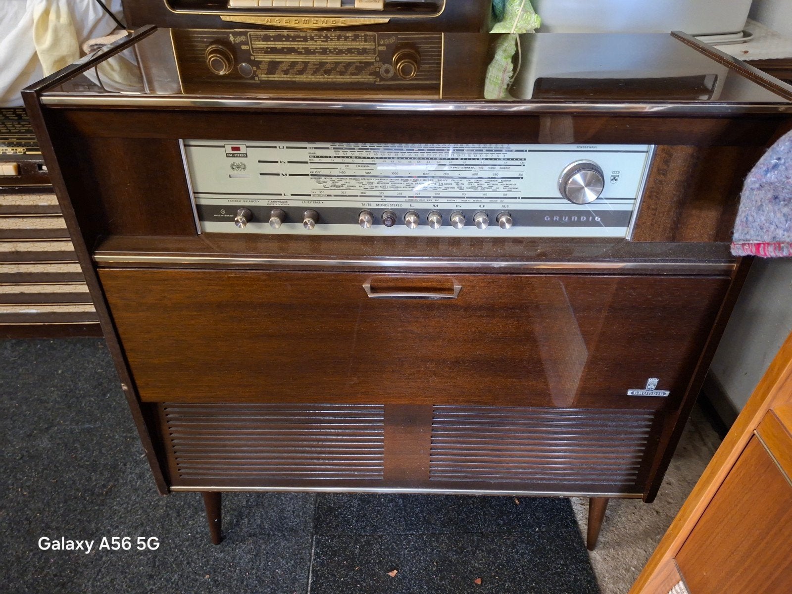 prachtig gerestaureerd gründig radiomeubel, Ophalen of Verzenden