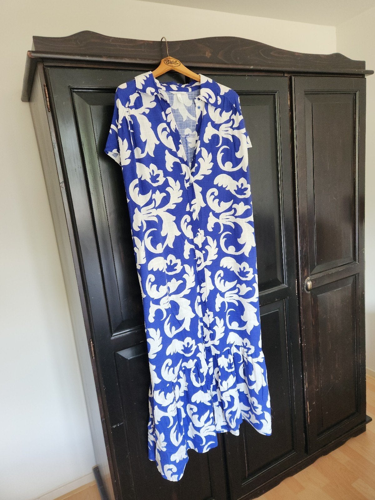 Supermooie zomerjurk nieuw! 48/50, Ophalen, Nieuw, Blauw, Jurk