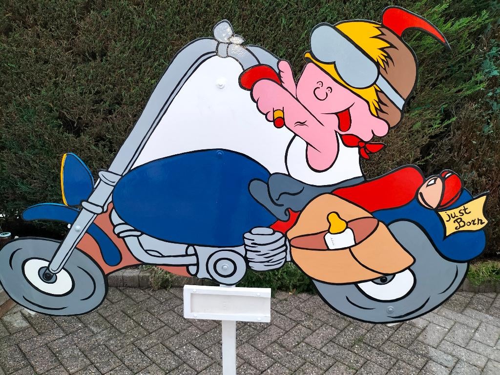 Geboorteversiering / Geboortebord tuin / geboorteborden., Ophalen, Nieuw, Geboortebord