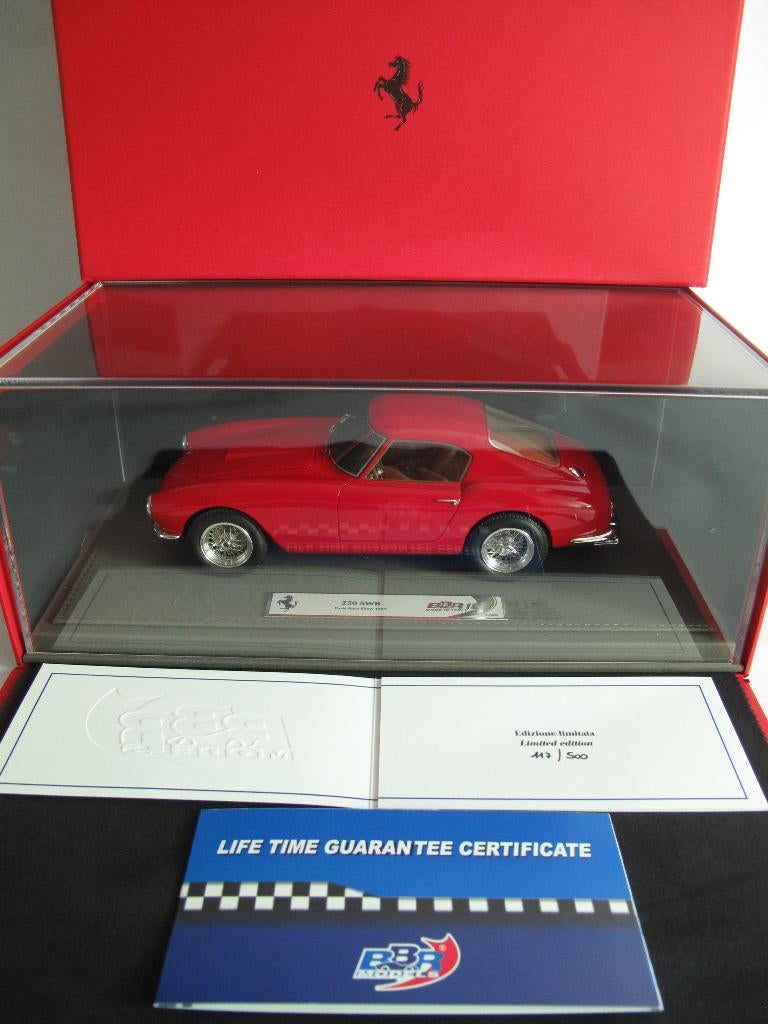 Ferrari 250GT SWB prototype 1959 - BBR 1/18 ref BBR1851A-VET, Hobby en Vrije tijd, Modelauto's | 1:18, Nieuw, Auto, Overige merken