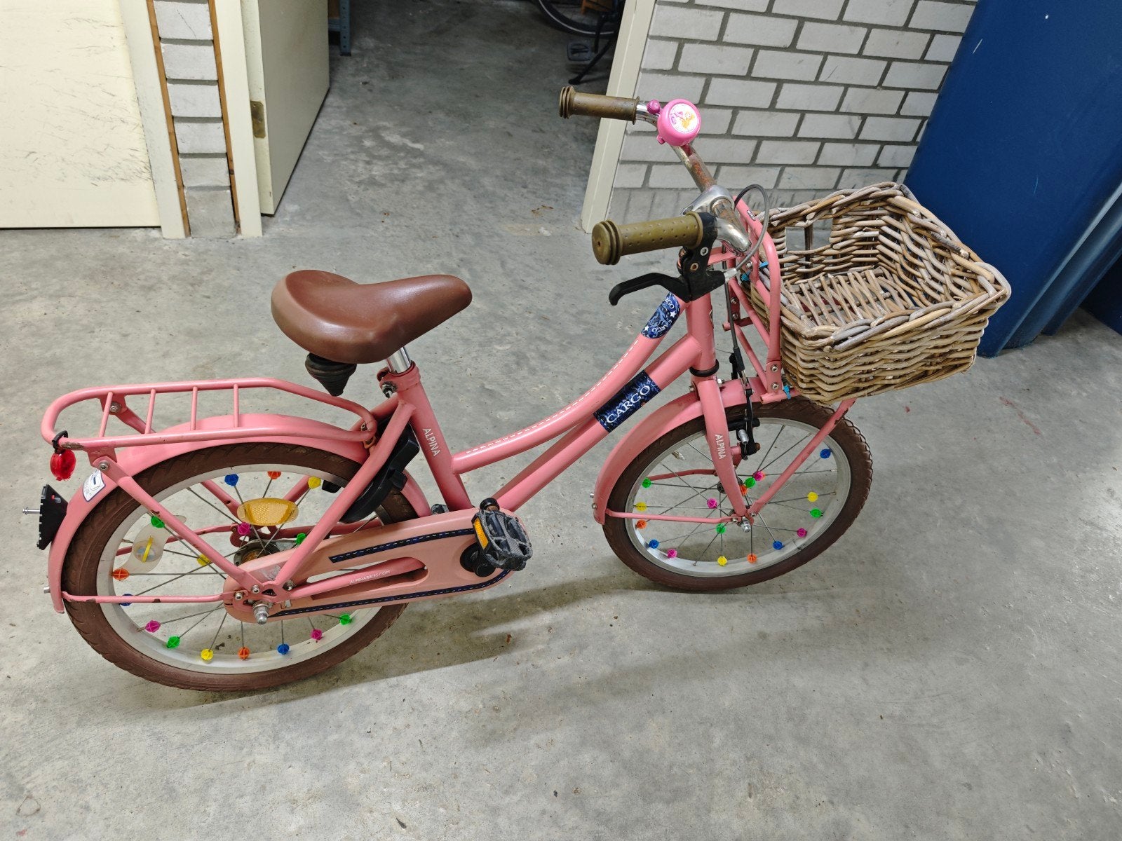 Alpina Cargo 18inch fiets, Ophalen, Terugtraprem, Gebruikt, Handrem