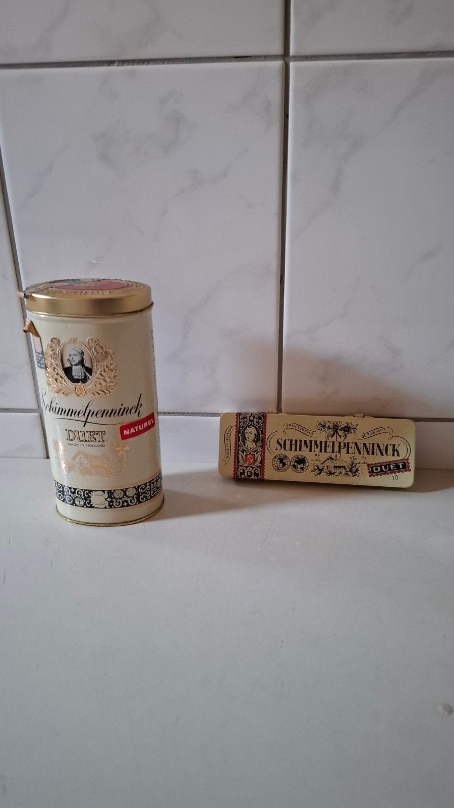Sigarenblik Schimmelpenninck, Verzamelen, Ophalen of Verzenden, Gebruikt, Overige