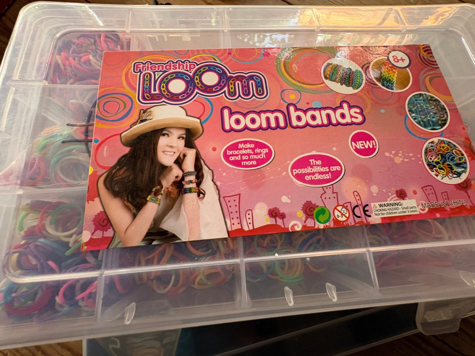 Loom bandjes, Ophalen, Gebruikt, Handgemaakt, Knutselmateriaal