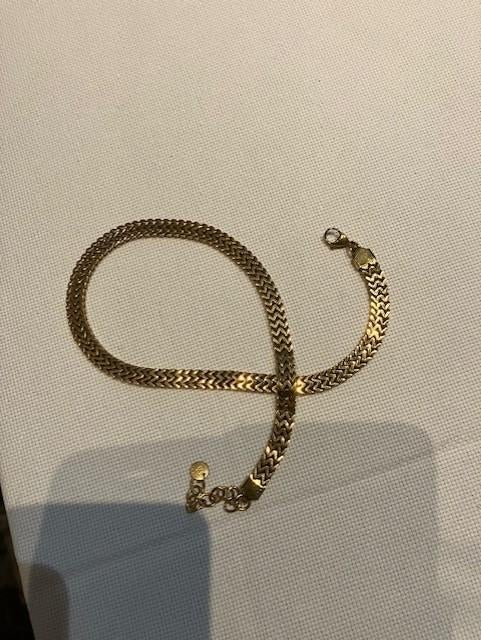 ketting, Ophalen of Verzenden, Zo goed als nieuw, Goud, Overige materialen