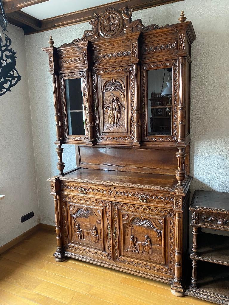 Antieke Bretonse buffetkast, Antiek en Kunst, Ophalen