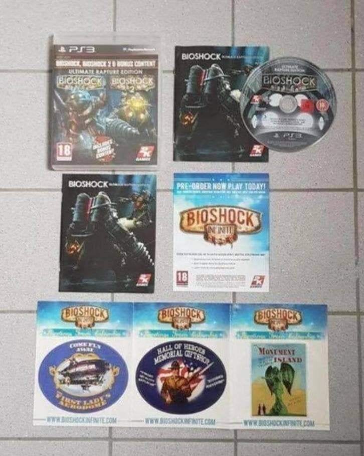 ZELDZAAM COMPLEET | PS3 | Bioshock Ultimate Rapture Edition, Avontuur en Actie, Gebruikt, Vanaf 18 jaar, 1 speler