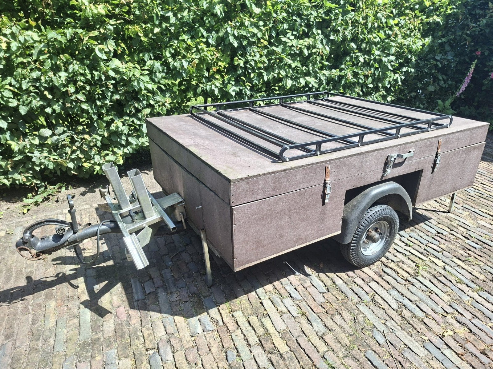 Bagagewagen met dakdrager en fietsendrager, Ophalen, Gebruikt