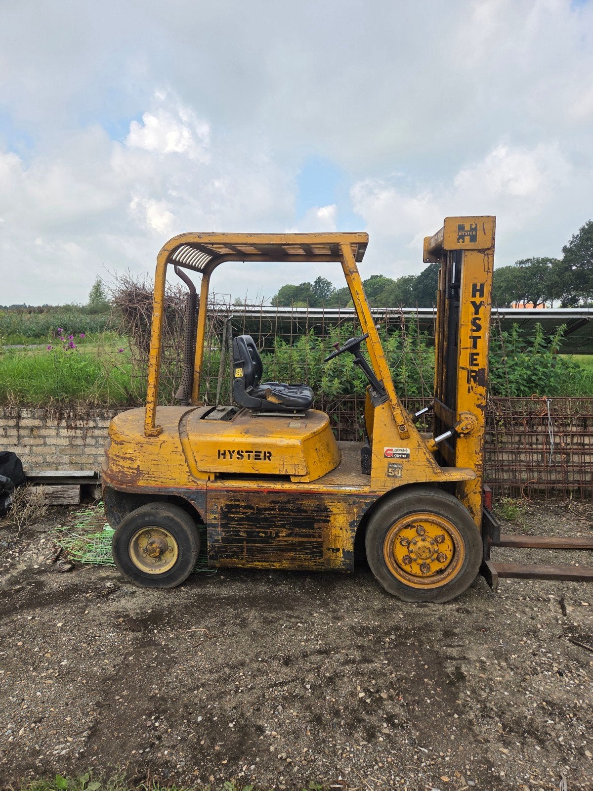 hyster 50 heftruck 3.5 ton loop sloop, Zakelijke goederen, Ophalen, 3000 tot 4000 kg, Diesel, Heftruck