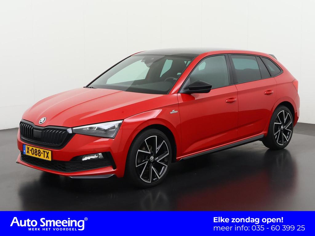 Skoda Scala 1.5 TSI Monte Carlo DSG | Panoramadak | Trekhaak, Auto's, Skoda, 12 maanden, Scala, 4 cilinders, 620 kg