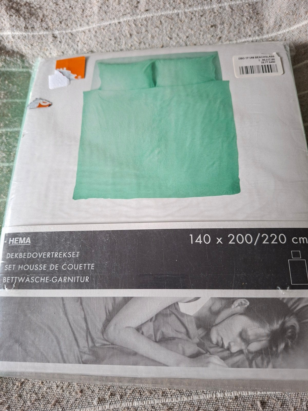 Nieuw HEMA Dekbedovertrekset 140x200/220 cm, Huis en Inrichting, Slaapkamer | Beddengoed, Inclusief kussenslopen, Eenpersoons