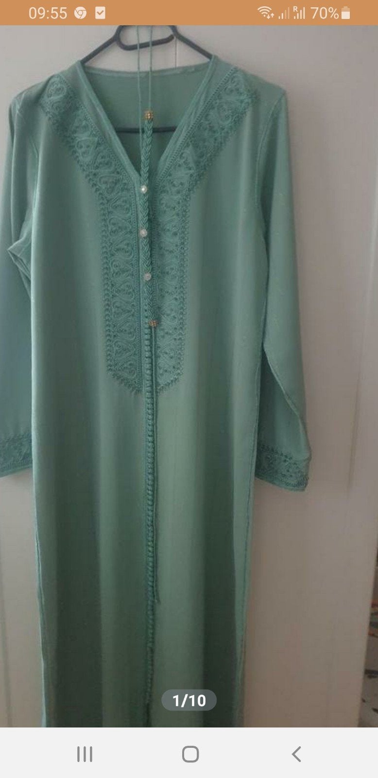 Marokkaans jurk kaftan maat 38, Ophalen, Nieuw, Maat 38/40 (M), Onder de knie