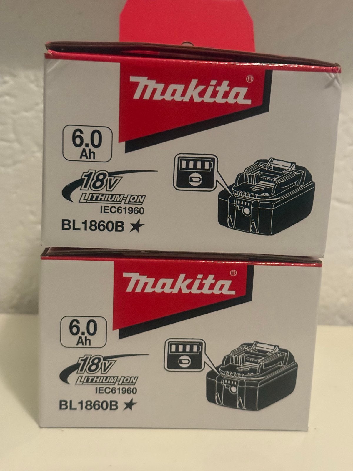 Nieuwe Makita BL1860B 18V 6.0Ah Li-ion accu, Ophalen of Verzenden, Nieuw