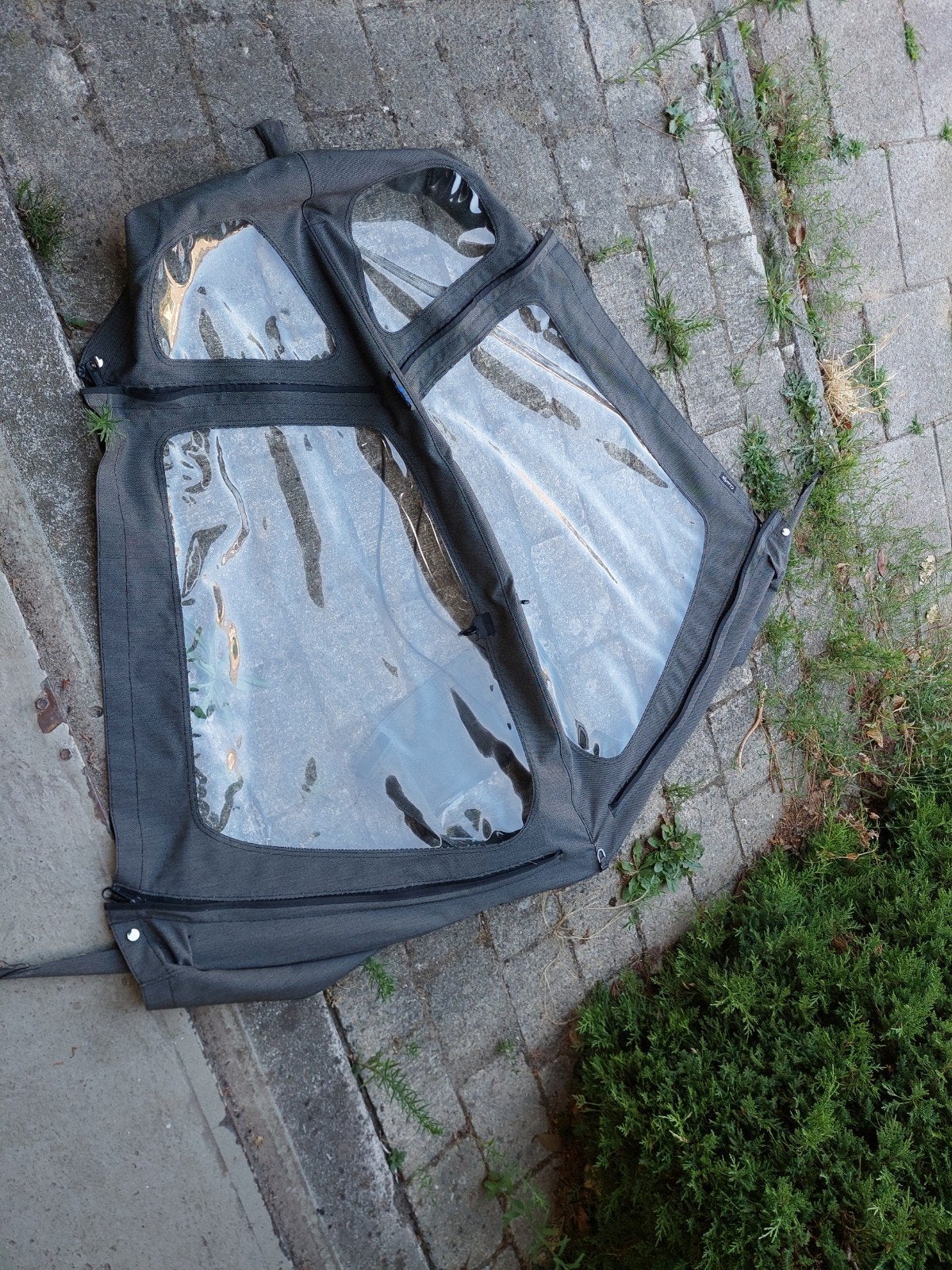 Bakfiets-tent voor Cargobike Long (gebruikt), Ophalen