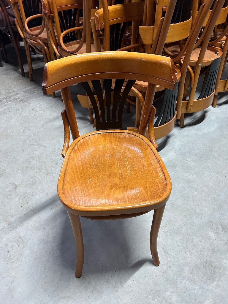Caféstoelen Thonet, Ophalen, Gebruikt, Bruin, Eén