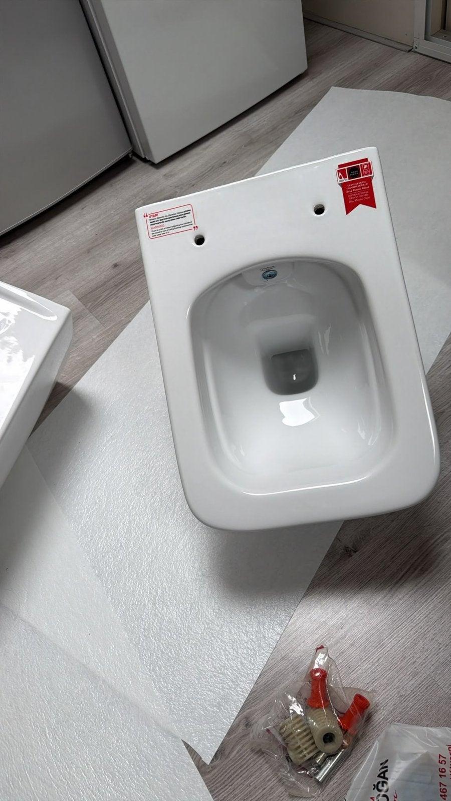 Hangtoilet met bidet functie nieuw in doos!, Ophalen, Nieuw, Toilet