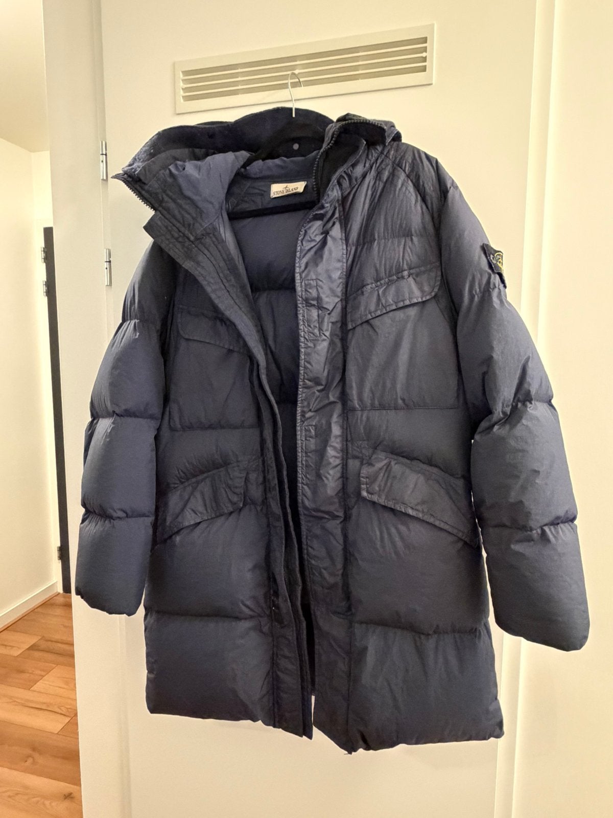 Stone Island NY Rep Down Winterjas, Ophalen of Verzenden, Zo goed als nieuw, Zwart