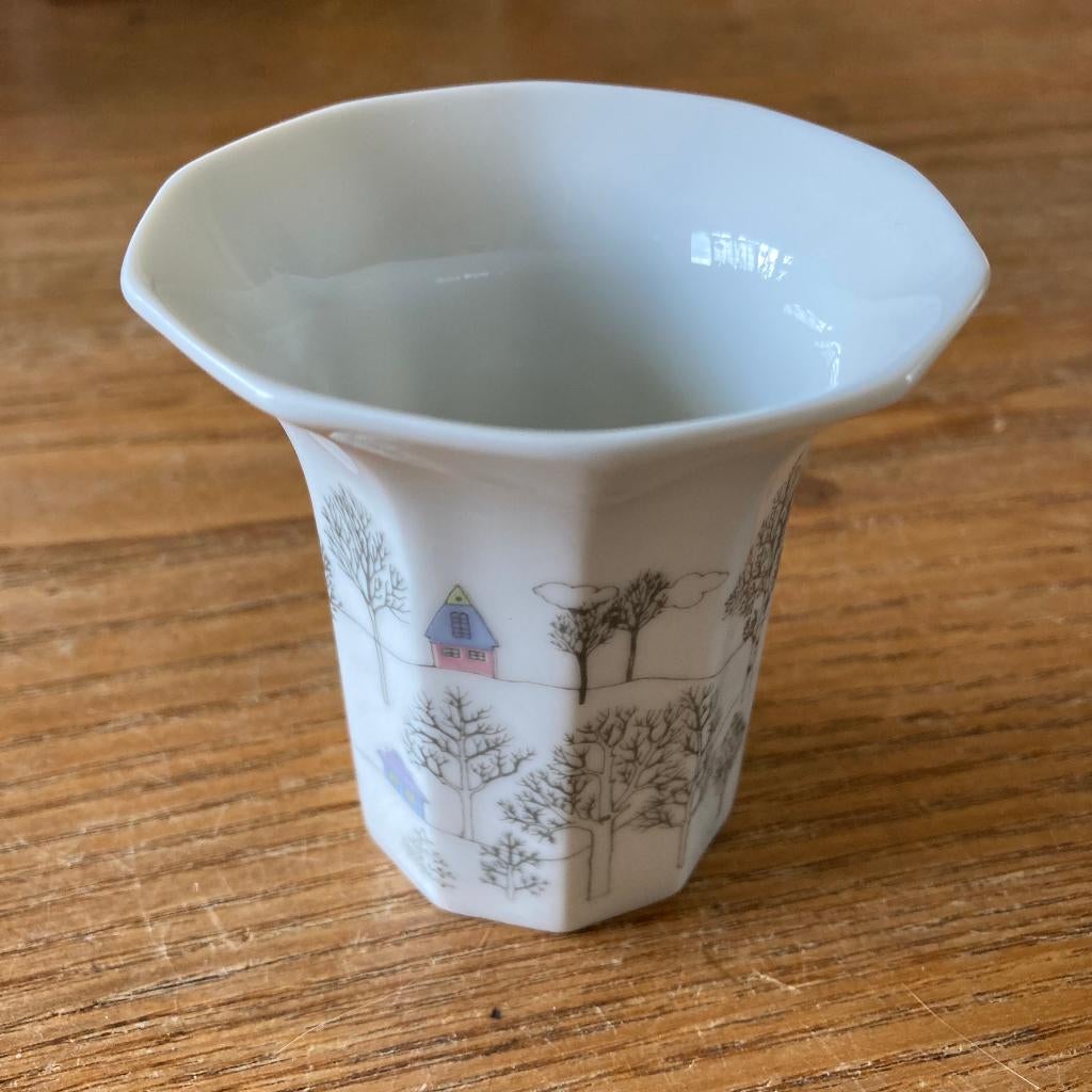 Vintage porseleinen Rosenthal vaasje Studio-linie Germany, Ophalen of Verzenden