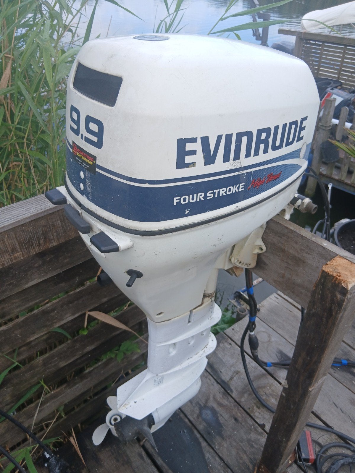 Evenrude 9.9 4takt, Watersport en Boten, Buiten- en Binnenboordmotoren, Ophalen, Benzine, 5 tot 10 pk