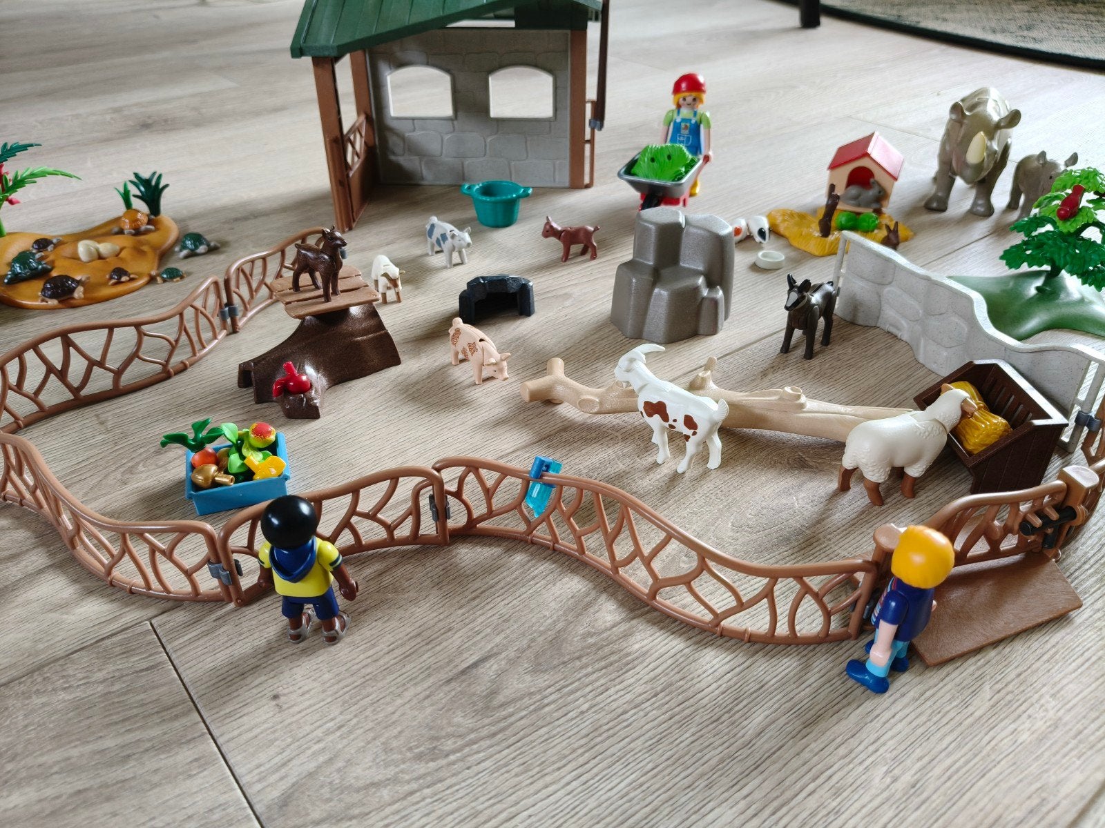 Grote Playmobil Zoo/Dierentuin Set met Veel Dieren Figuren, Ophalen of Verzenden, Gebruikt, Jongen of Meisje