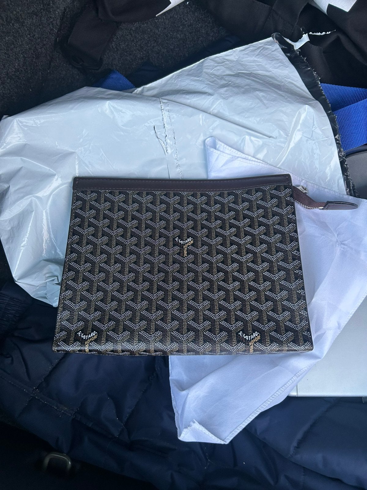 Goyard clutch bag - NIEUW, Sieraden, Tassen en Uiterlijk, Ophalen of Verzenden, Nieuw, Bruin, Heer of Dame