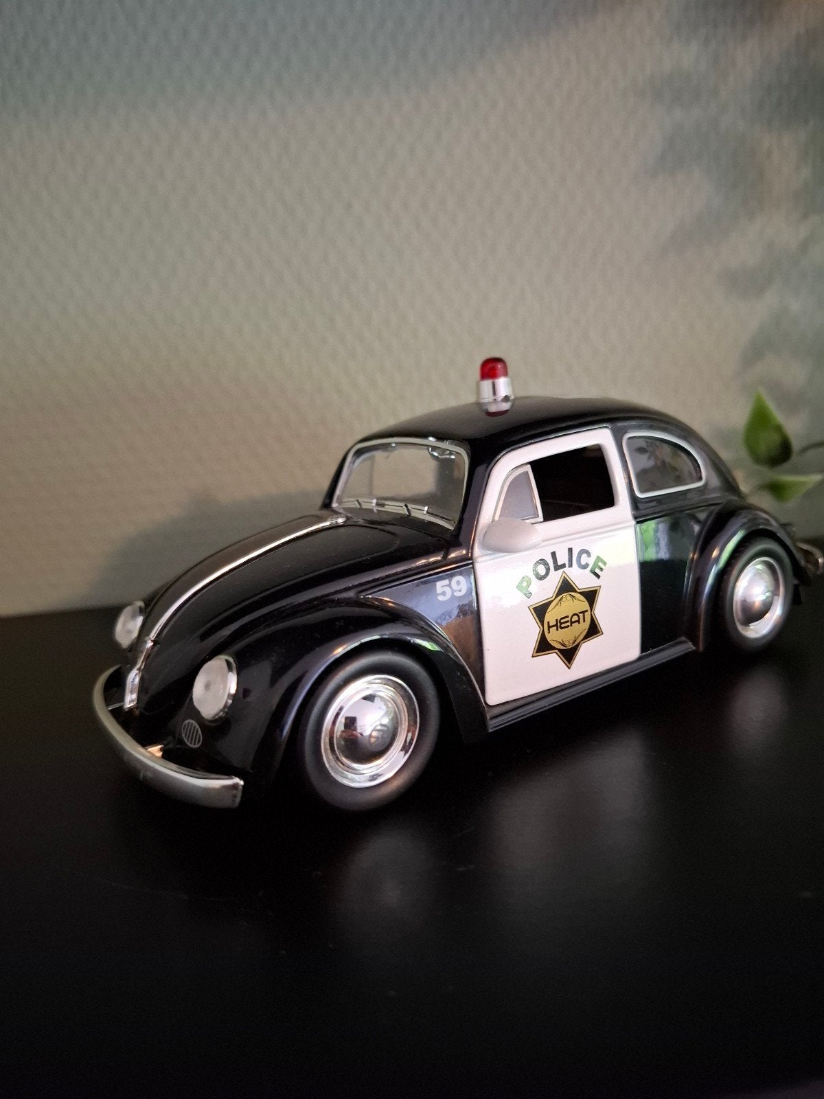 Jada Toys 1/24 VW Kever Police Heat Zeer Zeldzaam, Ophalen of Verzenden, Zo goed als nieuw