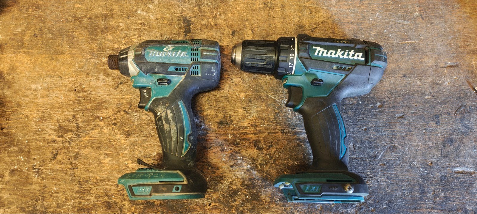Makita boormachine/ slag schroevendraaier set, Ophalen of Verzenden, Gebruikt, Boormachine
