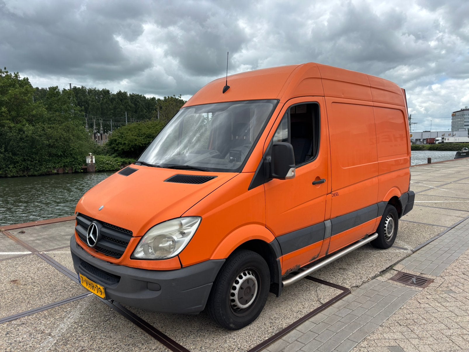 Mercedes-Benz Sprinter 2.1 CDI 310 906 Ka35 met LAADLIFT, Euro 5, Zwart, Bedrijf, Onderhoudsboekje