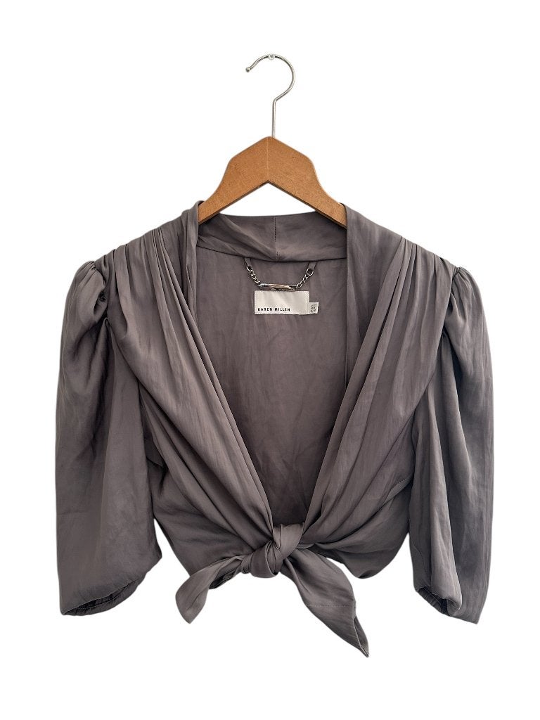 Karen Millen vest S, Ophalen of Verzenden, Zo goed als nieuw, Grijs