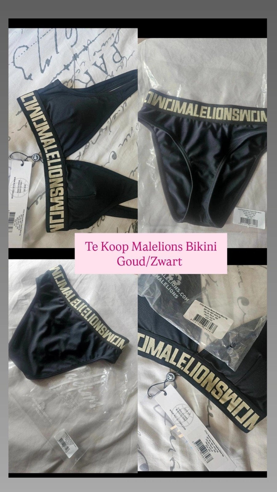 Malelions bikini, Ophalen of Verzenden, Nieuw, Blauw, Bikini
