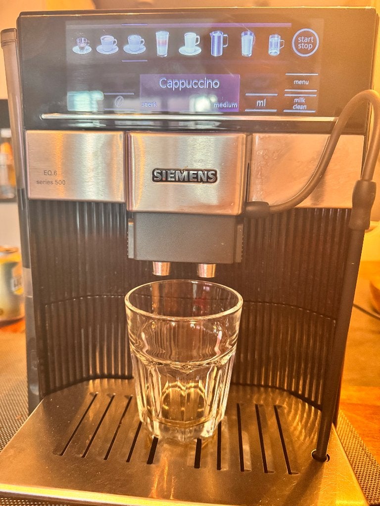 Siemens EQ.6 series 500 volautomatische espressomachine, Ophalen, Gebruikt, Espresso apparaat, 10 kopjes of meer