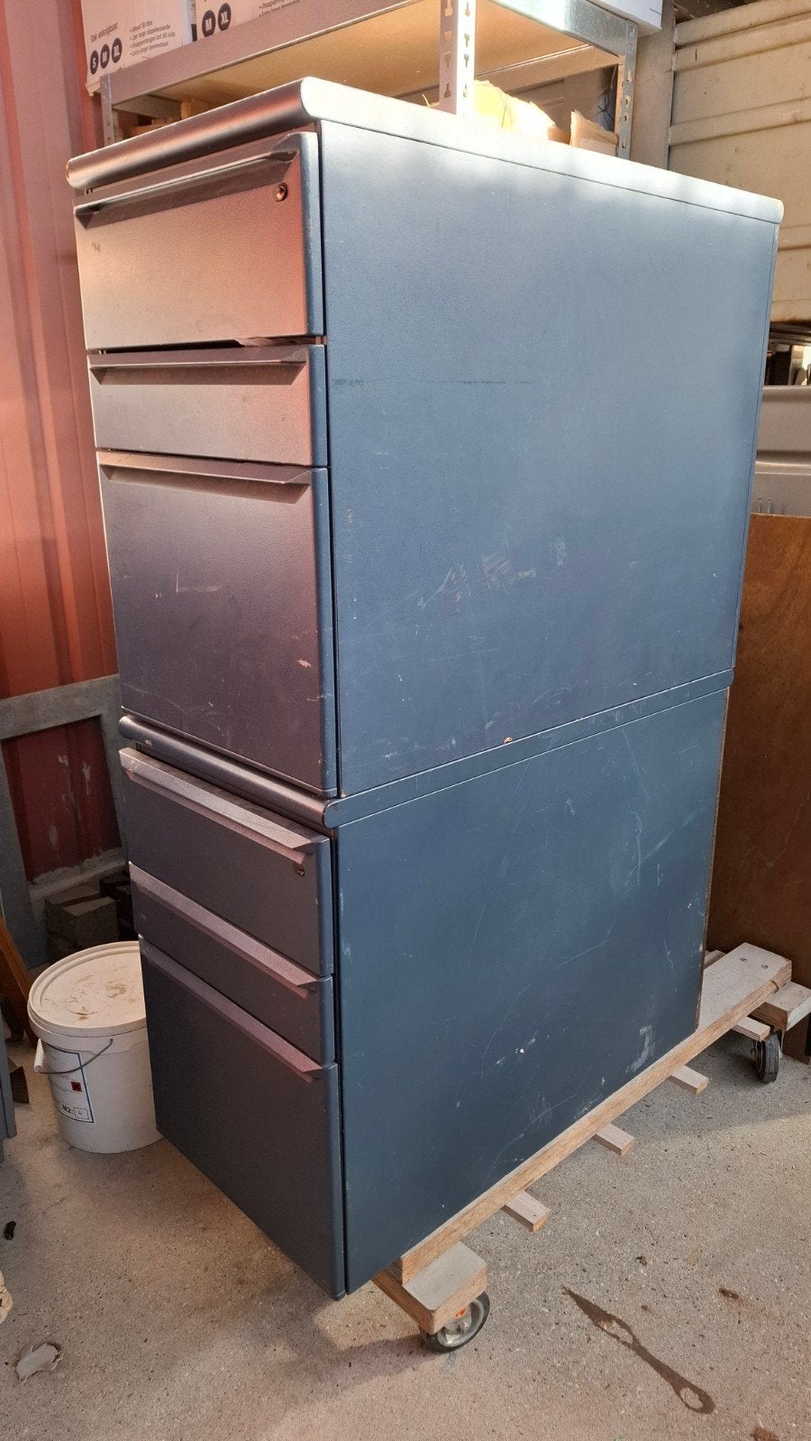 Houten ladekast met 3 laden voor schuur/garage, gereedschap, Ophalen, Minder dan 50 cm, Gebruikt, Minder dan 100 cm