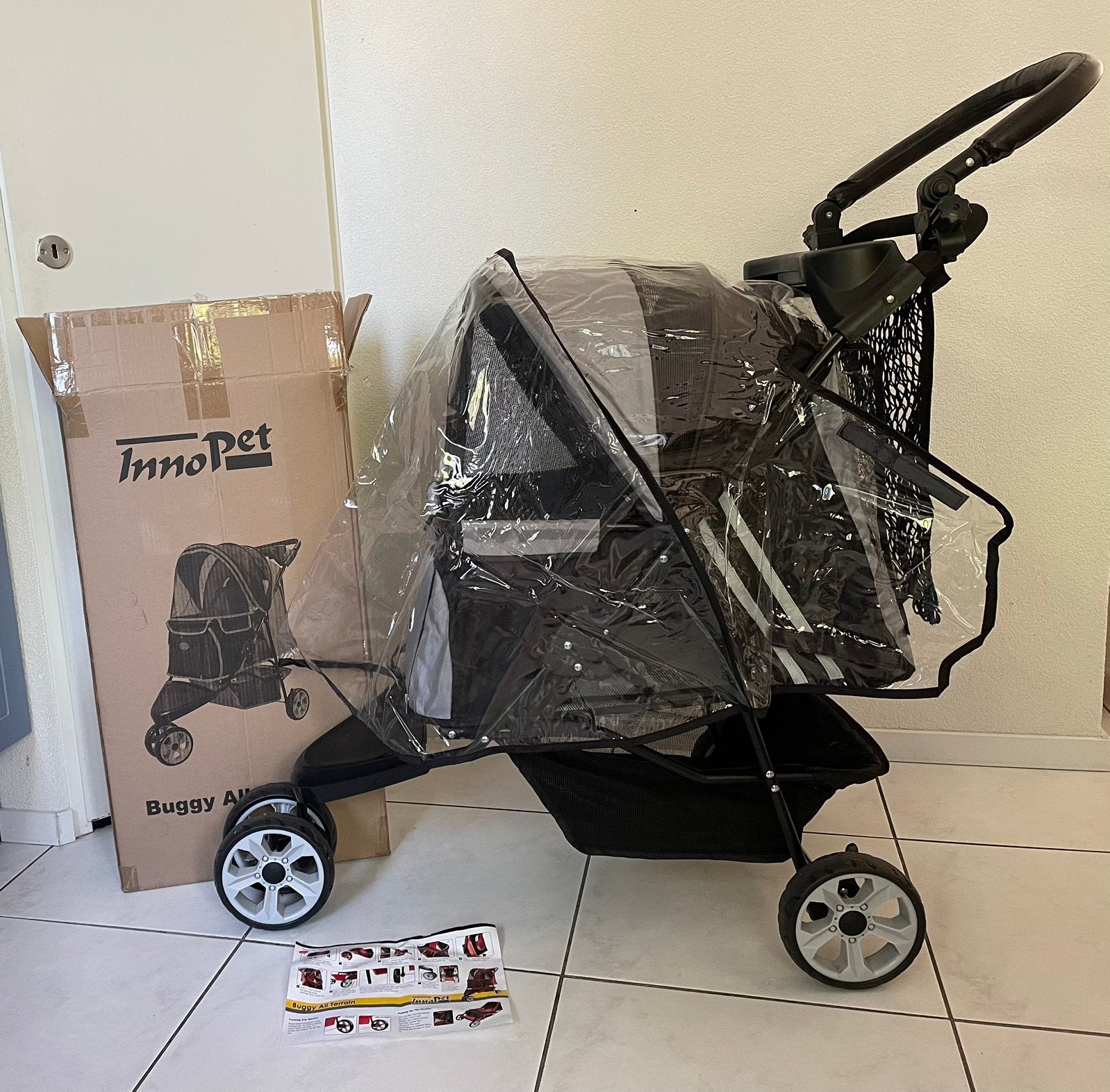 InnoPet All Terrain Hondenbuggy, wandelwagen (ALS NIEUW!), Dieren en Toebehoren, Ophalen, Zo goed als nieuw, Hondenbuggy