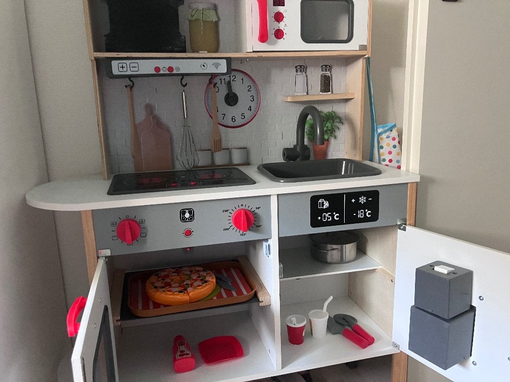Speelgoedkeukentje met extra’s, Ophalen, Gebruikt, Hout, Speelkeuken