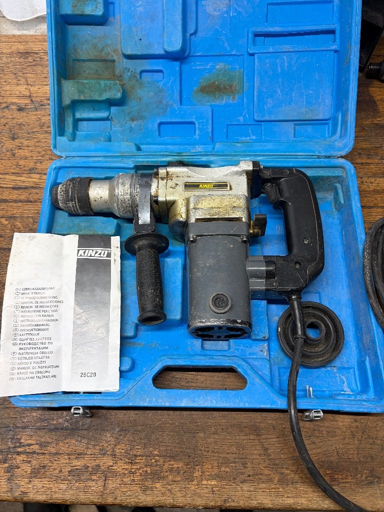 Kinzo Boorhamer - Krachtige Boor- en Breekhamer, Boor- en/of Breekhamer, Ophalen of Verzenden, Klopboormechanisme, Gebruikt