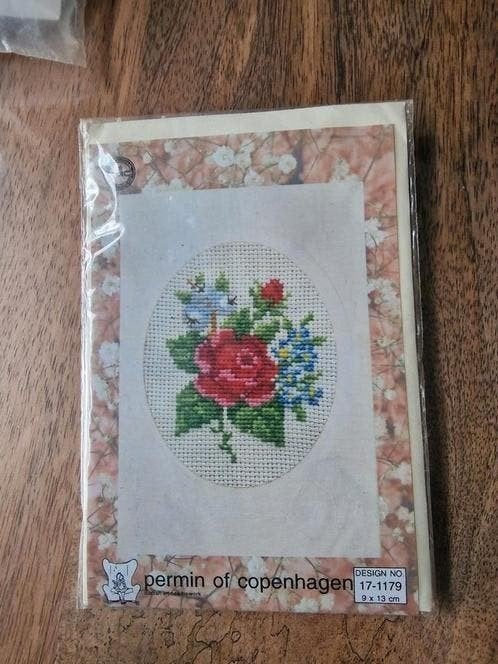Permin of Copenhagen Borduurpakket - Rozen, Ophalen of Verzenden