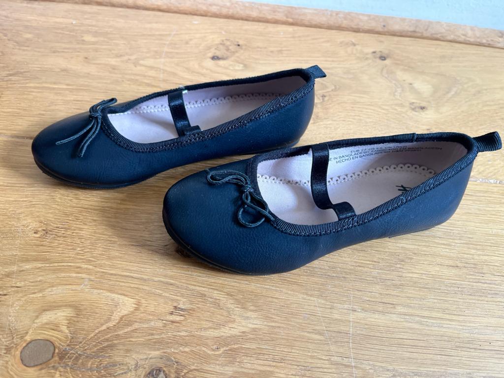 H&M Zwarte Ballerina's Maat 27, Ophalen of Verzenden, Nieuw, Meisje, Schoenen